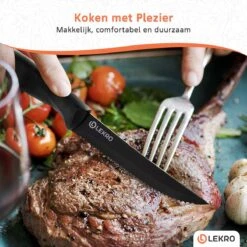 Lekro Steakmessen – 8-delige Steakmessenset – Vaatwasserbestendig - RVS - Zwart 18 Lekro Steakmessen – 8-delige Steakmessenset – Vaatwasserbestendig - RVS - Zwart -Skimask 1200x1200 790