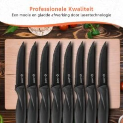 Lekro Steakmessen – 8-delige Steakmessenset – Vaatwasserbestendig - RVS - Zwart 20 Lekro Steakmessen – 8-delige Steakmessenset – Vaatwasserbestendig - RVS - Zwart -Skimask 1200x1200 792