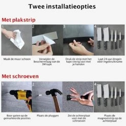 VOLCAN Magneetstrip RVS - Messenmagneet - Magnetische Messenhouder - Messenmagneetstrip - Zelfklevend - 40cm - Zwart 18 VOLCAN Magneetstrip RVS - Messenmagneet - Magnetische Messenhouder - Messenmagneetstrip - Zelfklevend - 40cm - Zwart -Skimask 1200x1200 837