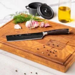 Shinrai Japan - Japans Hakmes 18 Cm - Koksmes - Damascus Mes - Damascus Print - Met Luxe Geschenkdoos -Skimask 1200x1200 867