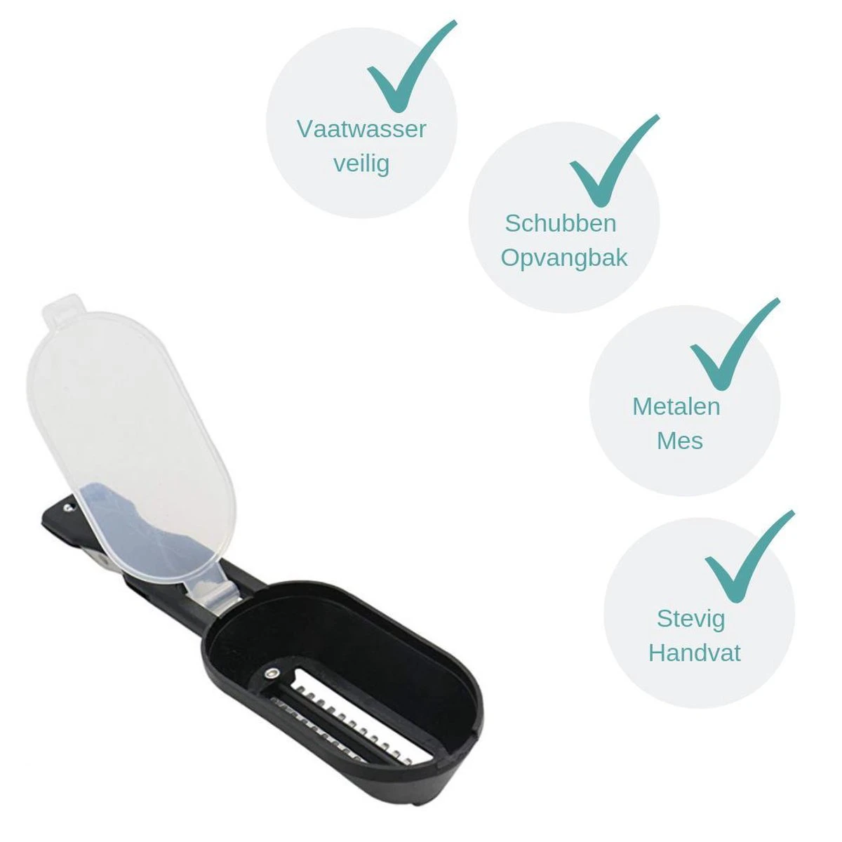 Merkloos Vis Schubben Schraper Met Handig Opvangbakje En Ingewanden Mes 7 Merkloos Vis Schubben Schraper Met Handig Opvangbakje En Ingewanden Mes - Afbeelding 5