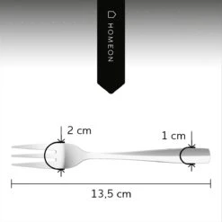 Gebaksvorkjes - Set Van 12 Taartvorkjes - Rvs - 13,5 Cm -Skimask 1200x1200 991
