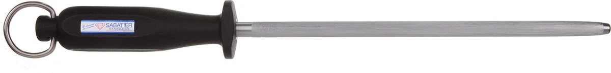 Diamant Sabatier Aanzetstaal - Verchroomd RVS - 25 Cm