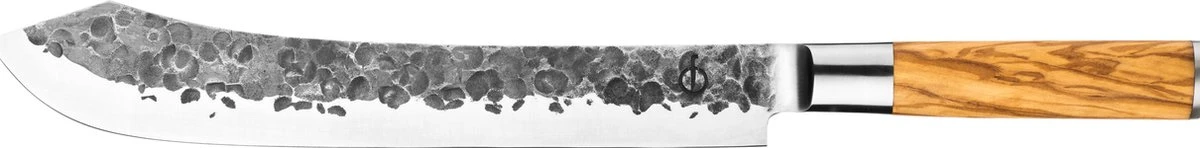 Forged Olive Slagersmes 25.5cm - Olijfhout - In Houten Giftbox 12 Forged Olive Slagersmes 25.5cm - Olijfhout - In Houten Giftbox - Afbeelding 10