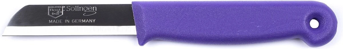Solingen Schilmesje - RVS Glad - 16 Cm Met "Blade Cover" - Paars - 10 Stuks 12 Solingen Schilmesje - RVS Glad - 16 Cm Met "Blade Cover" - Paars - 10 Stuks - Afbeelding 10