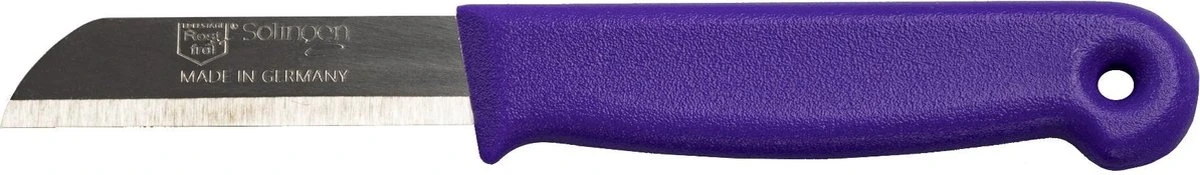 Solingen Schilmesje - RVS Glad - 16 Cm Met "Blade Cover" - Paars - 10 Stuks 10 Solingen Schilmesje - RVS Glad - 16 Cm Met "Blade Cover" - Paars - 10 Stuks - Afbeelding 8