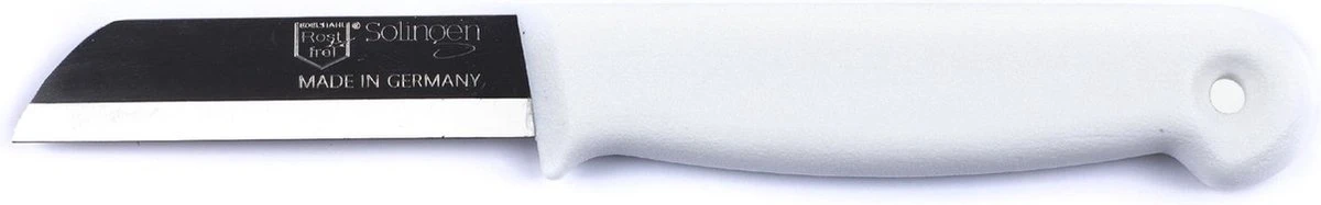 Solingen Schilmesje - RVS Glad - 16 Cm Met "Blade Cover" - Wit - 10 Stuks 4 Solingen Schilmesje - RVS Glad - 16 Cm Met "Blade Cover" - Wit - 10 Stuks - Afbeelding 2