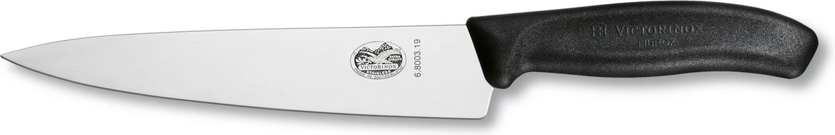 Victorinox SwissClassic Koksmes - 19 Cm - Zwart