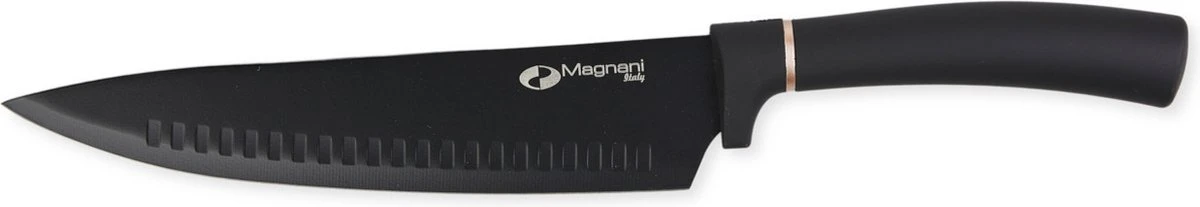 Magani - Zwarte Messenset - 6-delig - RVS - Vaatwasserbestendig - Inclusief Schaar En Messenhouder 10 Magani - Zwarte Messenset - 6-delig - RVS - Vaatwasserbestendig - Inclusief Schaar En Messenhouder - Afbeelding 8