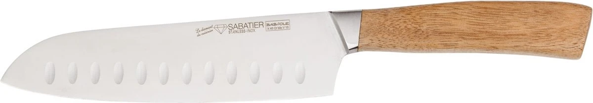 Diamant Sabatier - Babiole - Messenblok - 6delig - Acacia Hout - Roestvrijstaal 9 Diamant Sabatier - Babiole - Messenblok - 6delig - Acacia Hout - Roestvrijstaal - Afbeelding 7