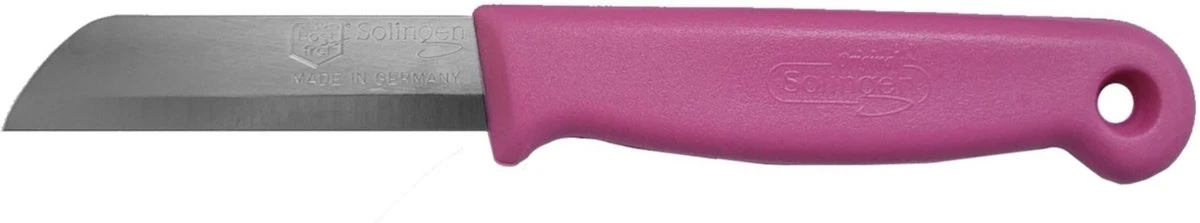 Solingen Schilmesje - RVS Glad - 16 Cm Met "Blade Cover" - Roze - 10 Stuks 6 Solingen Schilmesje - RVS Glad - 16 Cm Met "Blade Cover" - Roze - 10 Stuks - Afbeelding 4