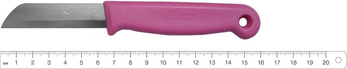 Solingen Schilmesje - RVS Glad - 16 Cm Met "Blade Cover" - Roze - 10 Stuks 9 Solingen Schilmesje - RVS Glad - 16 Cm Met "Blade Cover" - Roze - 10 Stuks - Afbeelding 7
