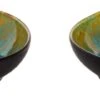 Palmer Bord Diep Lotus 21 Cm Zwart Turquoise Stoneware 2 Stuk(s) -Skimask 1200x260 2