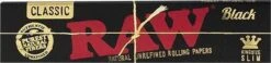 RAW Classic Black King Size Slim Rolling Papers (50 Stuks) -Skimask 1200x284 2