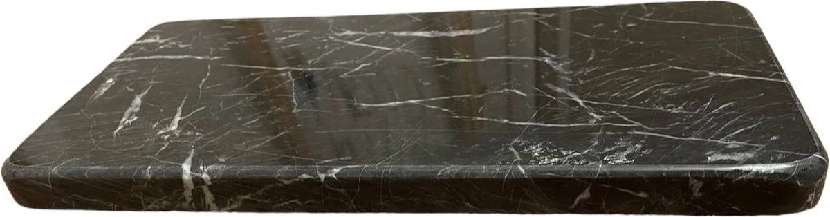 Zwart Marmeren Rechthoekig Tray - Dessertbord - Dienblad - Plaat 15x30 Cm 3 Zwart Marmeren Rechthoekig Tray - Dessertbord - Dienblad - Plaat 15x30 Cm