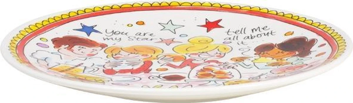 BLOND AMSTERDAM EB: PLATE 22 CM DARK PINK 4 BLOND AMSTERDAM EB: PLATE 22 CM DARK PINK - Afbeelding 2