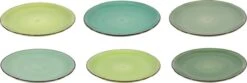 Studio Tavola Dinerborden Summer Green ø 26.5 Cm - 6 Stuks