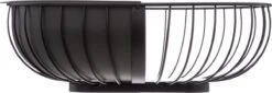 Fruitschaal/fruitmand Metaal Met Inzetbakje Zwart 30 X 20 Cm - Fruitschalen/fruitmanden - Draadmand Van Metaal -Skimask 1200x415 3
