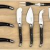 Laguiole Style De Vie Kaasmessenset Premium Line - 8-delig - Met Plank