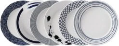 Royal Doulton Pacific - Pastaborden / Bordenset - Porselein - Wit / Blauw - ⌀ 22 Cm - 6 Stuks 16 Royal Doulton Pacific - Pastaborden / Bordenset - Porselein - Wit / Blauw - ⌀ 22 Cm - 6 Stuks -Skimask 1200x467 2