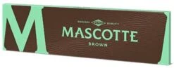 Mascotte Brown King Size Met Magnetische Sluiting - Lange Vloei - Mascotte Vloei - 10 Pakjes
