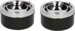 HI 2x Klep/terras Asbakken Zwart 11 Cm - Ronde Tuin/terras Asbak Met Klep 2 Stuks -Skimask 1200x497 3