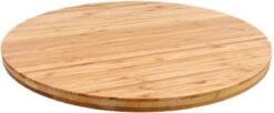 Absolu Chic - Bamboe - Kaasplank - Borrelplank - Tapasplank - 360º Roterende Draaischijf - Ø 35 Cm -Skimask 1200x497 4