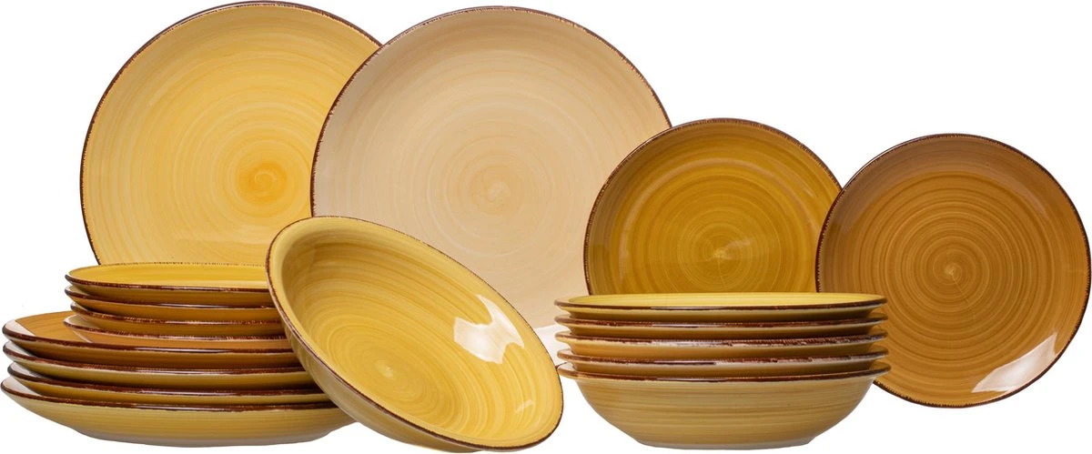 Studio Tavola Serviesset Sunny Fall 18-Delig 3 Studio Tavola Serviesset Sunny Fall 18-Delig