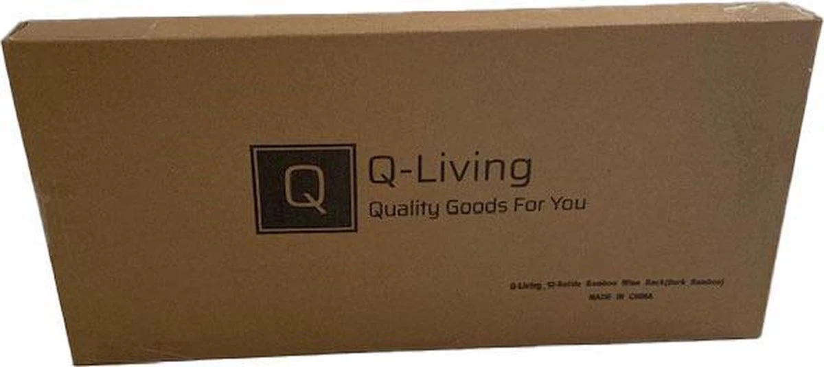 Q-Living Wijnrek - Wijnrek Design - Flessenrek - Wijnfleshouder - Wijnflessenrek - Zwart Bamboe - 12 Flessen 7 Q-Living Wijnrek - Wijnrek Design - Flessenrek - Wijnfleshouder - Wijnflessenrek - Zwart Bamboe - 12 Flessen - Afbeelding 5