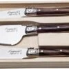 Laguiole Style De Vie Kaasmessenset Premium Line - 3-delig - Dark Wood -Skimask 1200x543