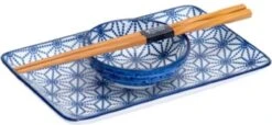 Tokyo Design Studio Nippon Blue Sushiserviesset - Porselein - 6 Delig - 2 Persoons -Skimask 1200x553 3