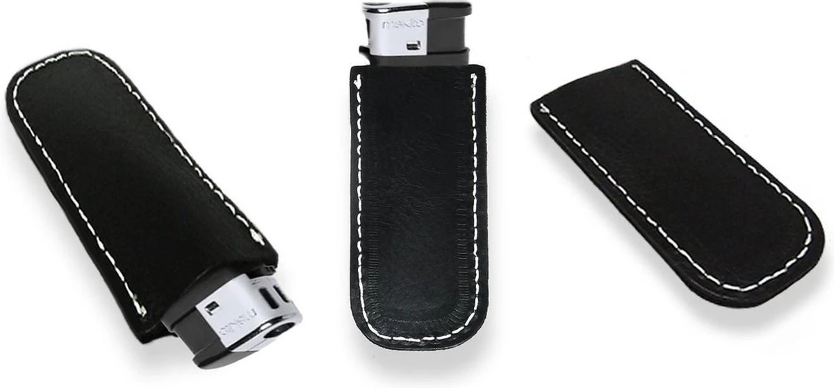 EYSLife Sigaretten Doosje + Aansteker Hoesje - Met Veerkrachige Houders - 20 Sigaretten - Leder - Extra Stevig - Roestvrij - Sigarettenhouder - Box / Opbergdoosje 7 EYSLife Sigaretten Doosje + Aansteker Hoesje - Met Veerkrachige Houders - 20 Sigaretten - Leder - Extra Stevig - Roestvrij - Sigarettenhouder - Box / Opbergdoosje - Afbeelding 5