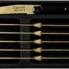 Laguiole Style De Vie Steakmessen Prestige Line - 6-delig - Goud -Skimask 1200x570