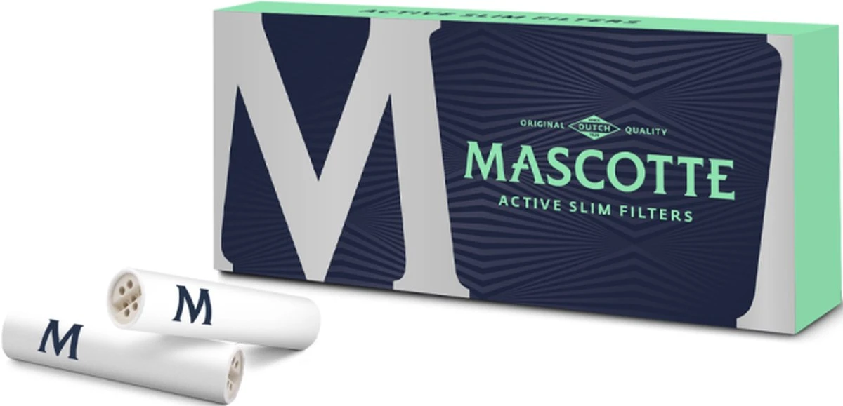 Mascotte Active Slim Filters 6 Mm - Mascotte Filter - 10stuks X 20 = 1 Display 4 Mascotte Active Slim Filters 6 Mm - Mascotte Filter - 10stuks X 20 = 1 Display - Afbeelding 2