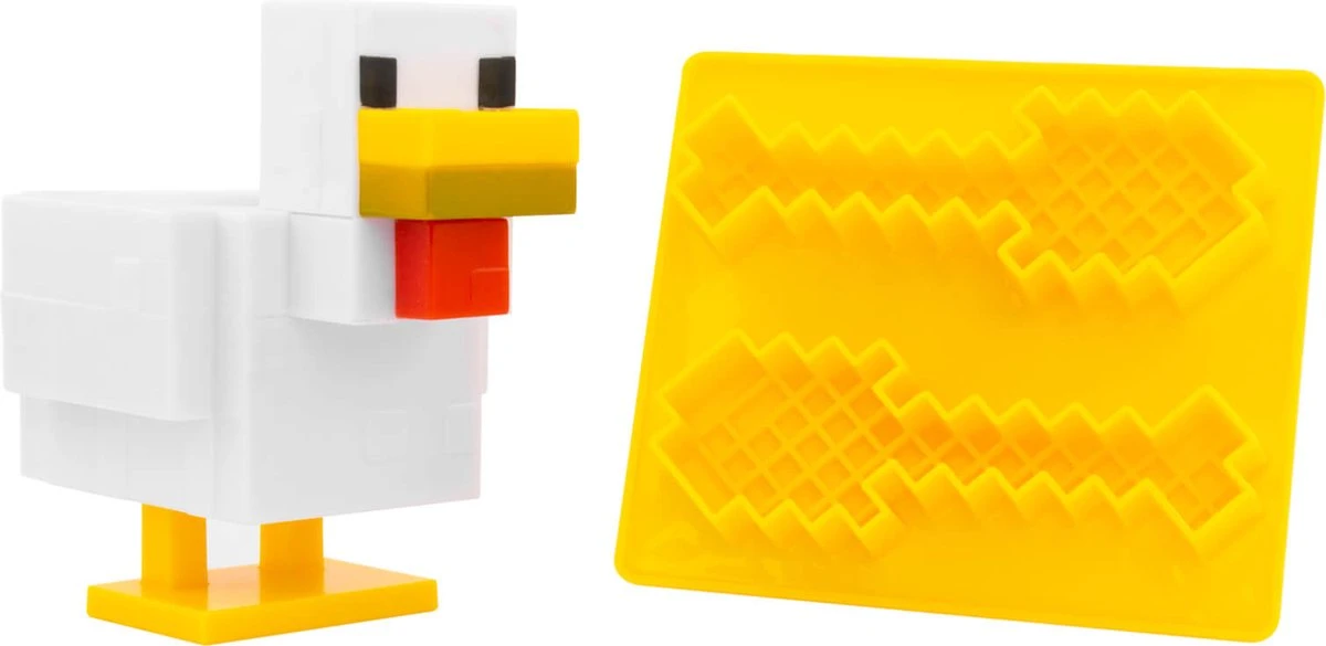Minecraft - Kip Eierdopje En Toastsnijder 3 Minecraft - Kip Eierdopje En Toastsnijder