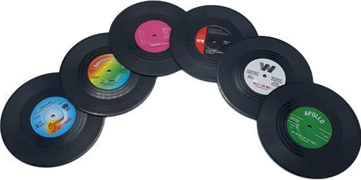 LP Vinyl Onderzetters - 6 Stuks - ODaani 9 LP Vinyl Onderzetters - 6 Stuks - ODaani - Afbeelding 7