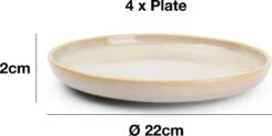 Salt&Pepper Tabo Beige - Serviesset - 4 Persoons - 12 Delig - Crème/Beige -Skimask 1200x603 6