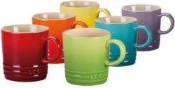 Le Creuset Set Van 6 Mokken 350 Ml Regenboog Kleuren -Skimask 1200x605 1