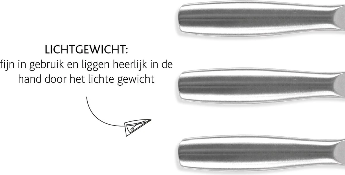 Boska Smeermessenset Mini Copenhagen - 3-delig - Roestvrijstaal - Kaasmessenset Voor Verse Kaas 5 Boska Smeermessenset Mini Copenhagen - 3-delig - Roestvrijstaal - Kaasmessenset Voor Verse Kaas - Afbeelding 3