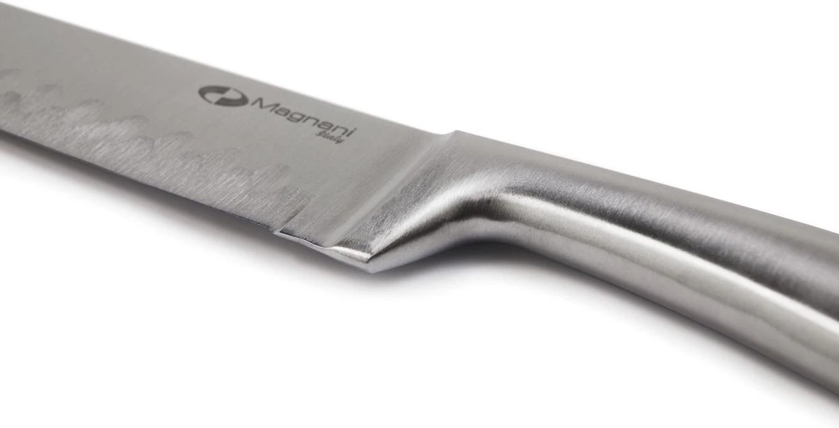 Magnani Messenset – Set Van 8 – Zilver – RVS Keukenmessen – Magnetisch 6 Magnani Messenset – Set Van 8 – Zilver – RVS Keukenmessen – Magnetisch - Afbeelding 4