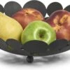 1x Zwarte Ronde Fruitschalen Stippen Metaal 29 Cm - Zeller - Keukenaccessoires/benodigdheden - Fruitschalen/fruitmanden - Fruitschalen Van Metaal -Skimask 1200x626 4