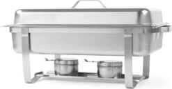 Hendi Chafing Dish Set - Buffetwarmer Economic - 9 Liter - Warmhoudschaal - 60x35,8x(H)29,5cm - Set Van 2 -Skimask 1200x627 12