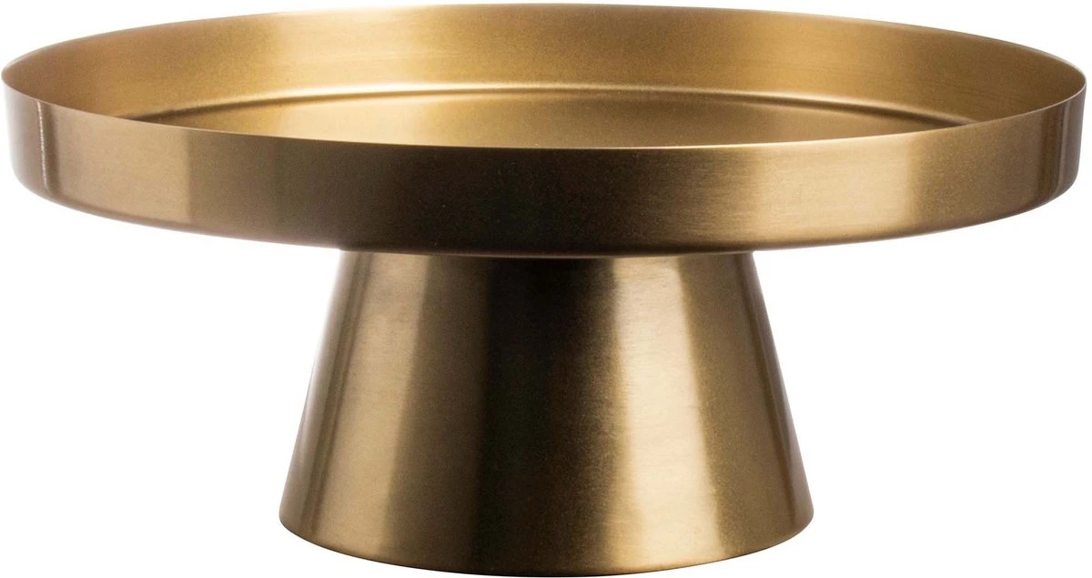 Gusta - Taarthouder - Goud - Metaal - ø24,5x10cm 3 Gusta - Taarthouder - Goud - Metaal - ø24,5x10cm