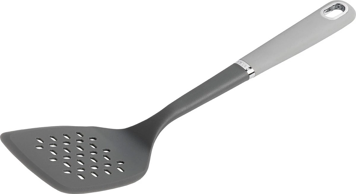 Sola Bakspaan - Hittebestendig - Comfort - Krasvrij - Vaatwasser Veilig - Nylon - 34cm - Grijs 6 Sola Bakspaan - Hittebestendig - Comfort - Krasvrij - Vaatwasser Veilig - Nylon - 34cm - Grijs - Afbeelding 4