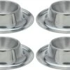 Merkloos 4x Stuks Eierdopjes Van RVS 8.5 X 2,5 Cm - Stapelbare Eierdopjes - Elk Weekend En Met Pasen -Skimask 1200x661 8
