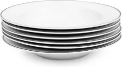 Serviesset Bordenset 6 Persoons 18 Delig - Wit Met Zwart Randje 9 Serviesset Bordenset 6 Persoons 18 Delig - Wit Met Zwart Randje -Skimask 1200x662 4