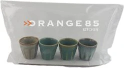 Orange85 Espresso Kopjes - Set Van 4 - Porselein - Hittebestendig - 90 Ml - Rond - Espresso - Mokken - Glazen - Koffiekopjes -Skimask 1200x663