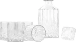 Niceey Whiskey Set - Whiskey Glazen - Whiskey Karaf - 4 Glazen Met Karaf - 5 Delig -Skimask 1200x669 6