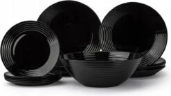 Luminarc Harena Serviesset - Zwart - 19-delig - 6 Persoons