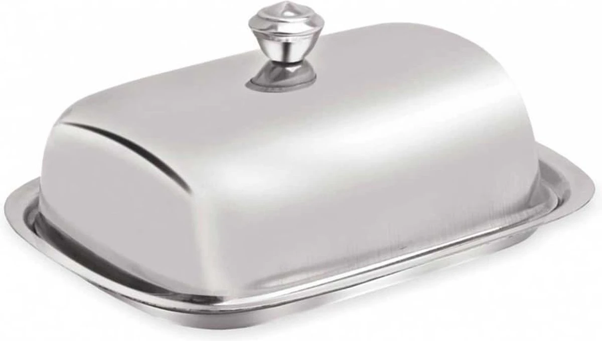 Top Choice - Botervloot Met Deksel - RVS - Mooie Opbergbox Voor Verse Boter - Foodsafe 3 Top Choice - Botervloot Met Deksel - RVS - Mooie Opbergbox Voor Verse Boter - Foodsafe